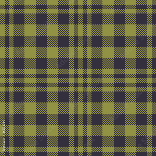 Modern Cool Drab Seamless Tartan Textile Design