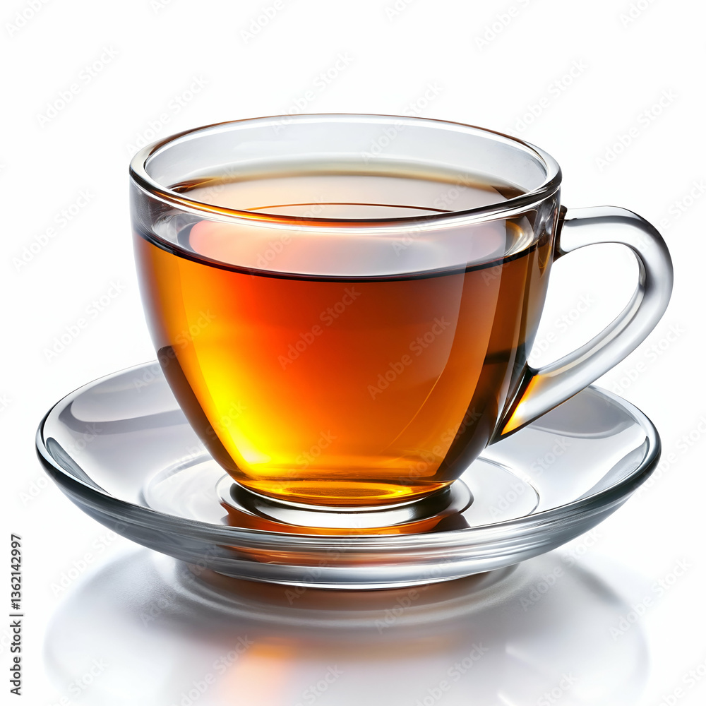 Glass cup of tea isolated on transparent background
Glass cup of tea isolated on transparent background