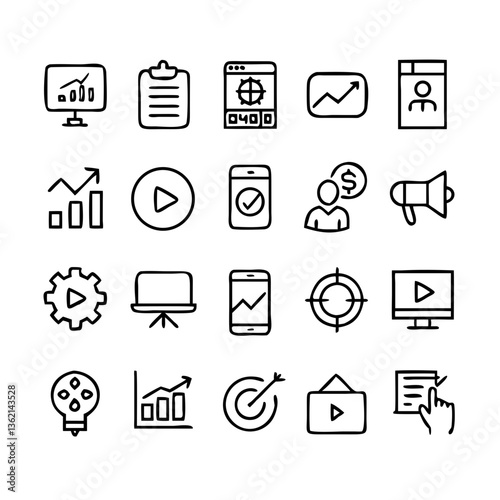 Digital Strategy Icons