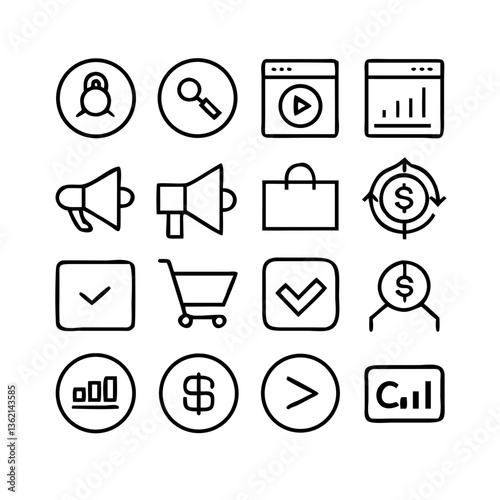 Digital Strategy Icons
