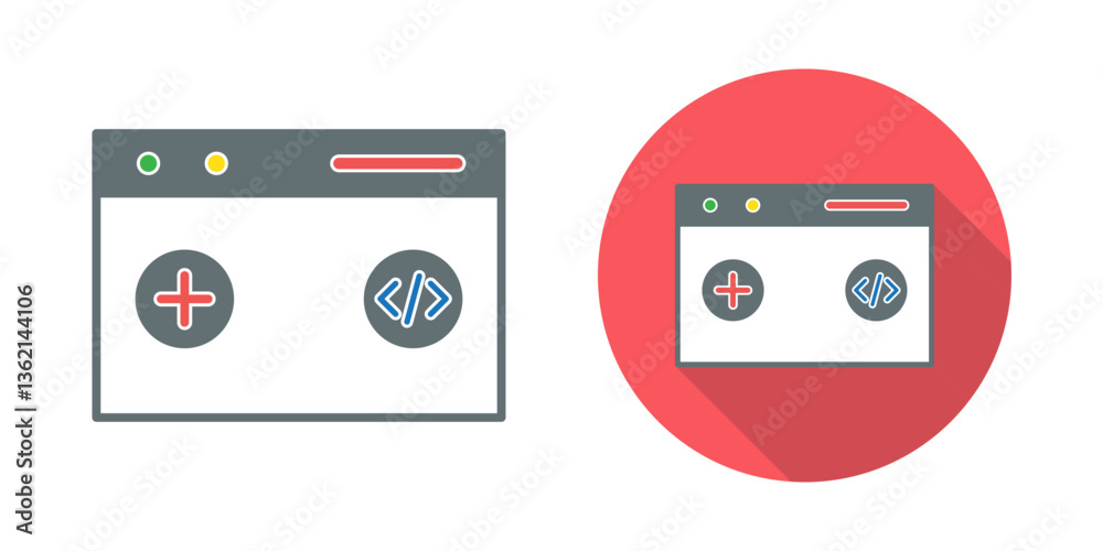 Unique Clean Code Vector Icon Unique Clean Code Vector Icon