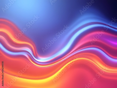 background of modern tech gradient waves fluid curve generative ai