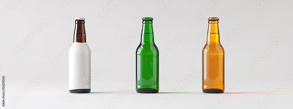Empty Beer Bottles Mockup (1) Empty Beer Bottles Mockup (1)