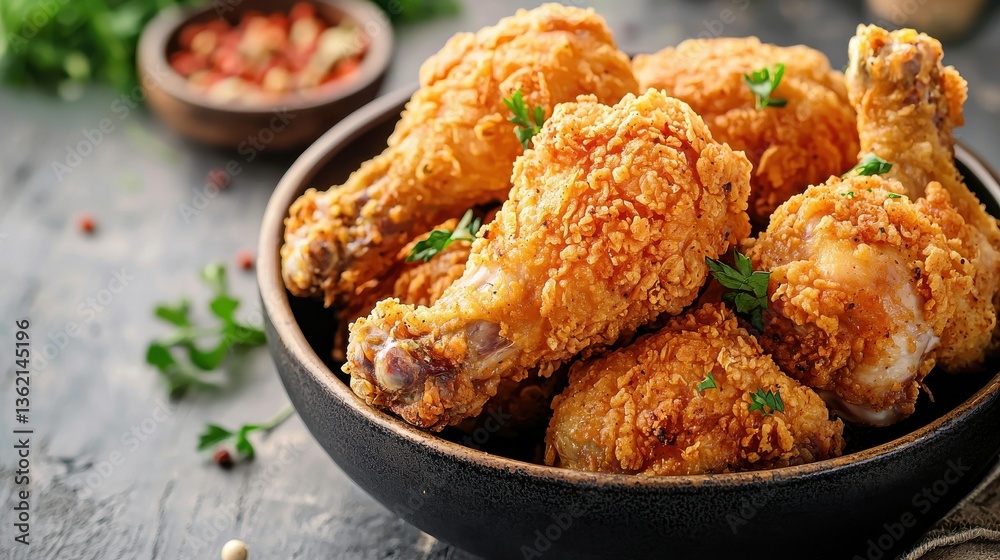 Crispy Chicken. Crispy Chicken.