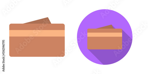Unique Wallet Vector Icon