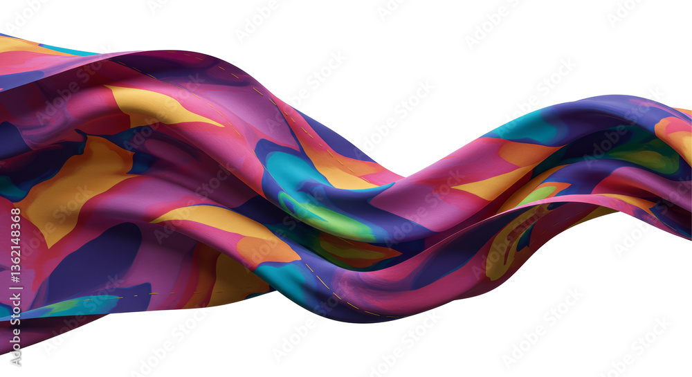 Fototapeta premium Dynamic Abstract Fabric Design