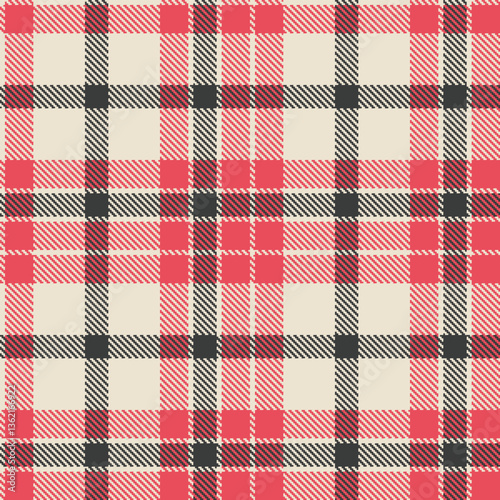 Wallpaper Mural Dark Light Grey and Muted Faded Red Seamless Tartan Textile Design Torontodigital.ca