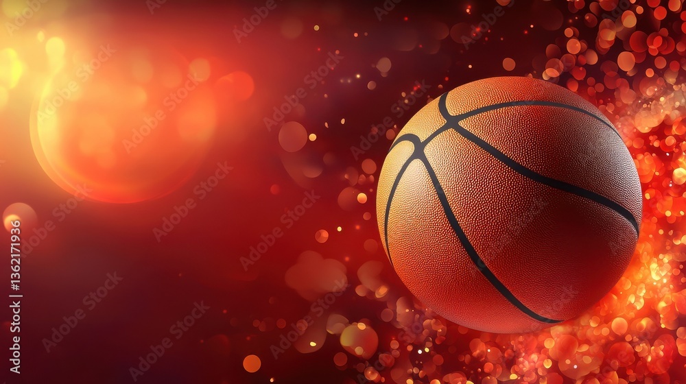 Fototapeta premium basketball background banner illustration