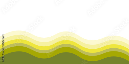 Sea waves layered vector background illustration and sea beach vector illustration.