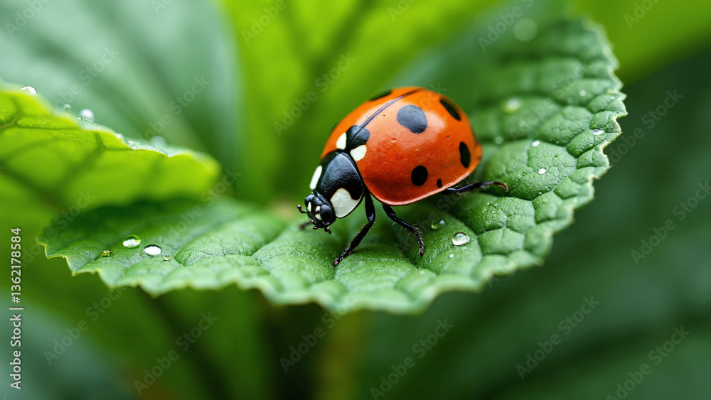 Vibrant Red Ladybug Isolated on Transparent Background, Perfect for Eco-Friendly Marketing and Nature-Themed Content Vibrant Red Ladybug Isolated on Transparent Background, Perfect for Eco-Friendly Marketing and Nature-Themed Content