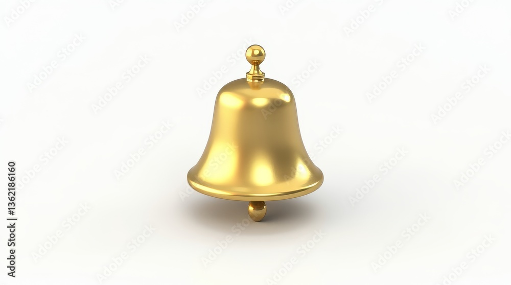 Golden Bell Icon: Capturing the elegance and simplicity of a classic golden bell, perfect for conveying messages of celebration, announcement, or alert. Golden Bell Icon: Capturing the elegance and simplicity of a classic golden bell, perfect for conveying messages of celebration, announcement, or alert.
