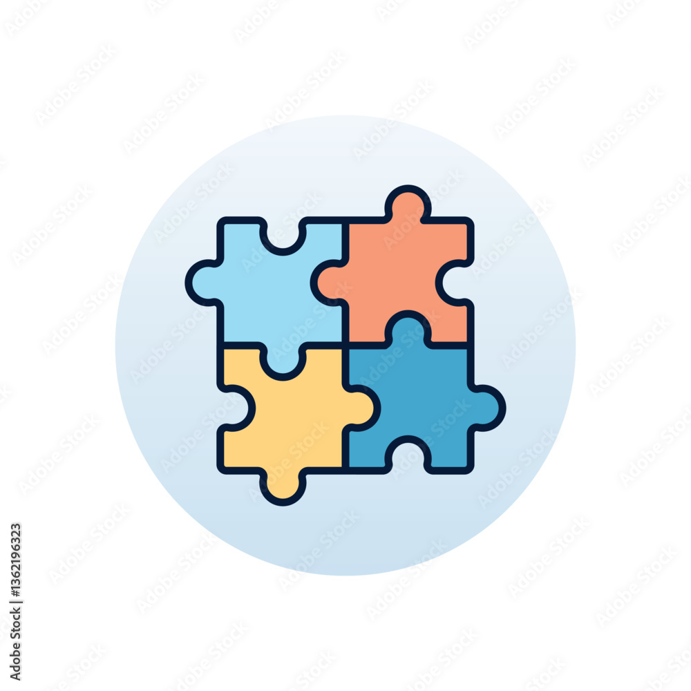 Puzzle Vector icon Puzzle Vector icon