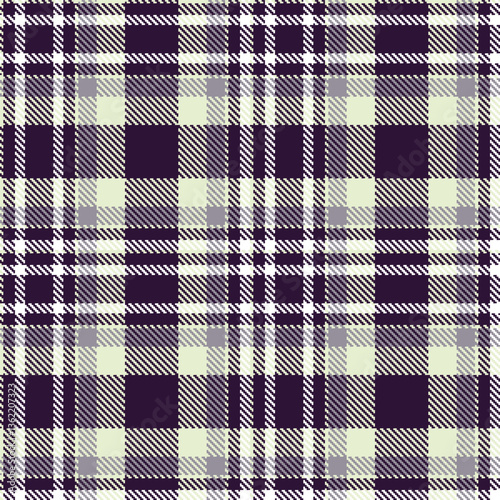 Modern Metallic Off White Seamless Tartan Textile Design Variant 1165