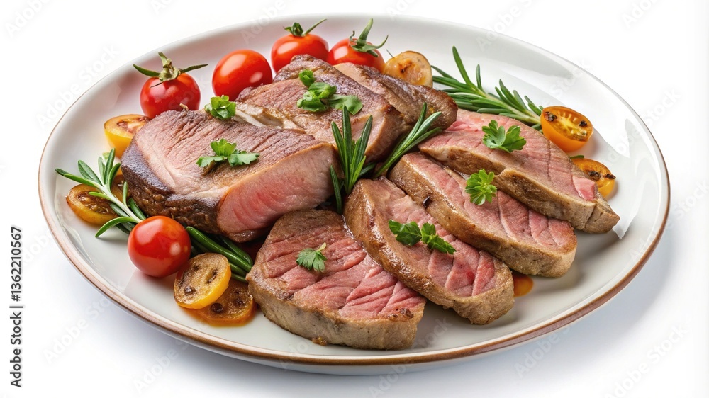 Delicious Seared Tuna Steaks with Roasted Cherry Tomatoes and Rosemary Delicious Seared Tuna Steaks with Roasted Cherry Tomatoes and Rosemary
