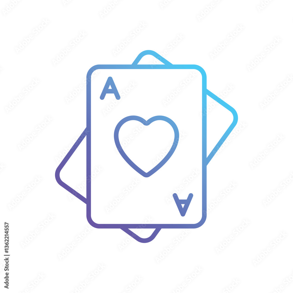Playing cards Vector icon Playing cards Vector icon