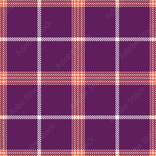 Modern Seamless Tartan in Vivid White tones Textile Design Variant 1228