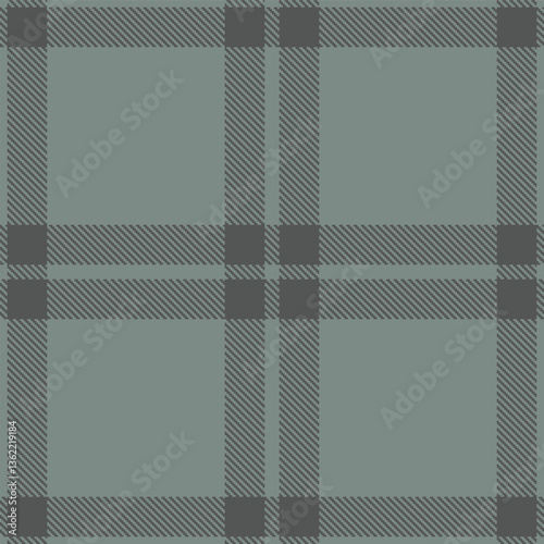 Modern Seamless Tartan in Dark Medium Grey tones Textile Design Variant 1239
