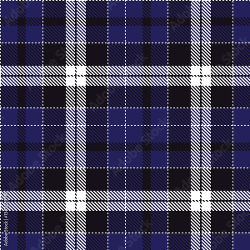 Modern Seamless Tartan in Light White tones Textile Design Variant 1249