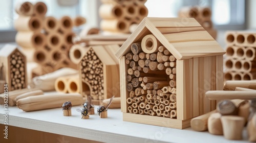 Making wooden insect house