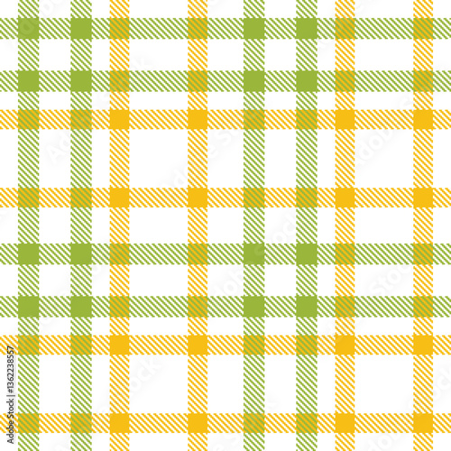Modern Light White Seamless Tartan Textile Design Variant 1352