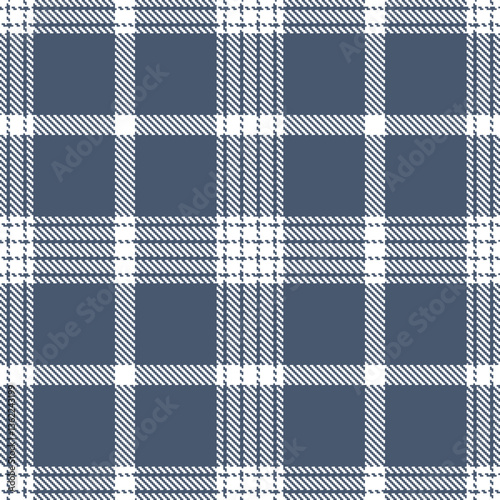 Modern Seamless Tartan in Vivid White tones Textile Design Variant 1373