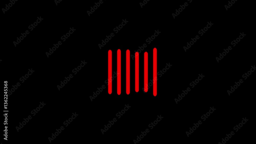 Sound wave or frequency digital movement on transparent background with alpha channel. Sound wave or frequency digital movement on transparent background with alpha channel.