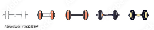 Dumbbell Fitness Workout Equipment for Strength Training