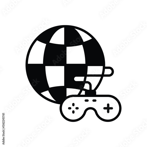 Online gameOnline game Vector icon
