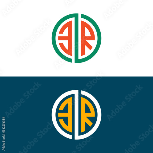 Free Download ER RE letter logo design - GFXLoad
