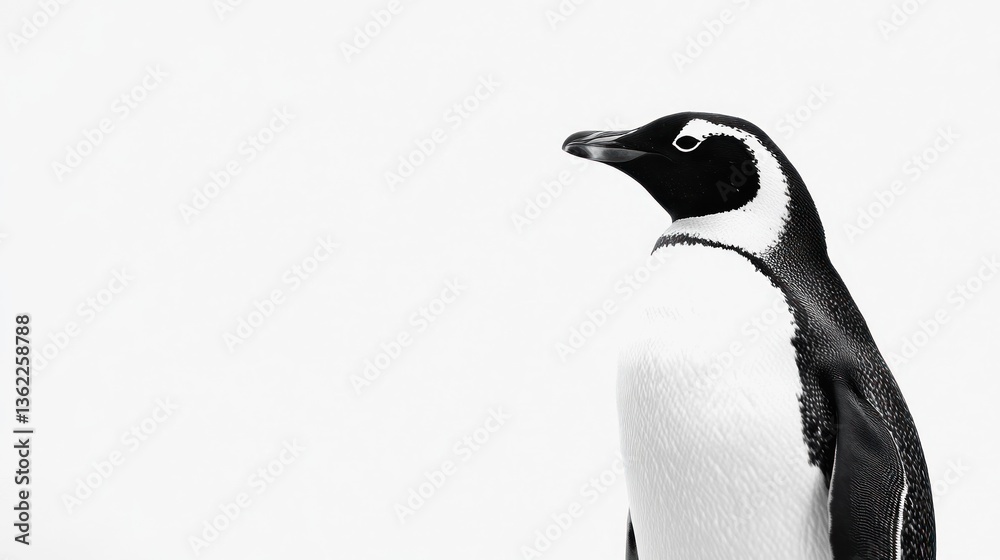 Obraz premium Gray scale feather texture