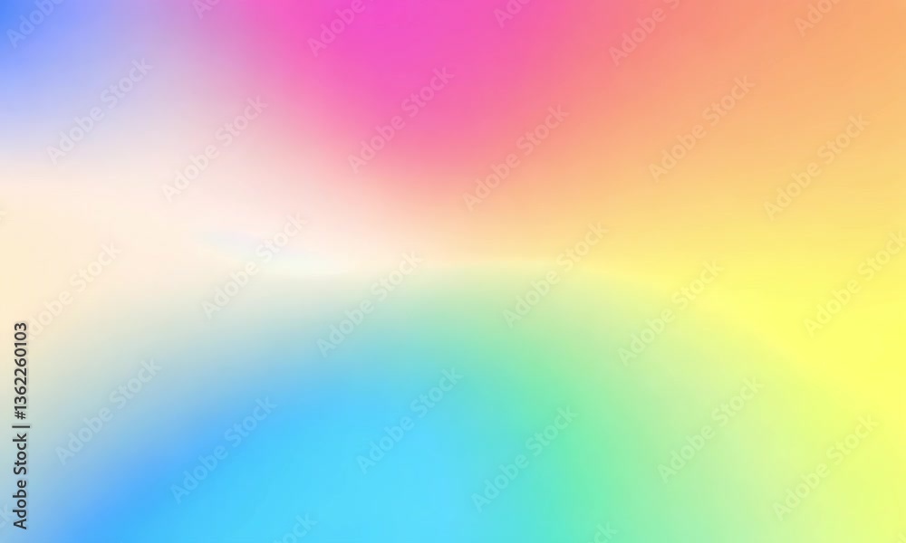 Vibrant Rainbow Gradient Background, Pastel Colors, Smooth Blend Vibrant Rainbow Gradient Background, Pastel Colors, Smooth Blend