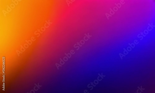 Abstract Gradient Background, Vivid Colors, Orange, Pink, Purple, Hues, Blurred, Soft, Smooth, Desig