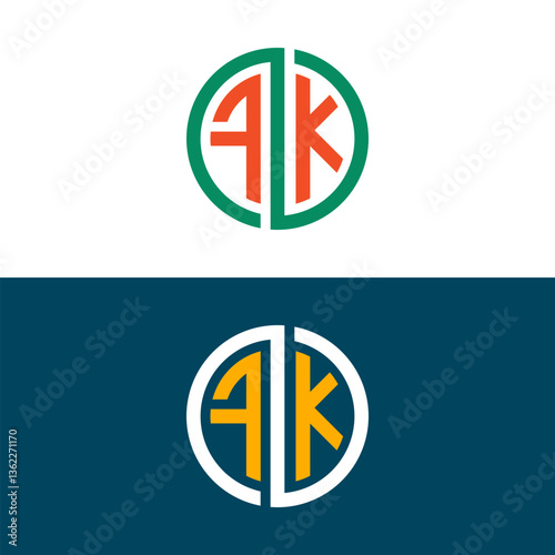Free Download FK KF letter logo design - GFXLoad