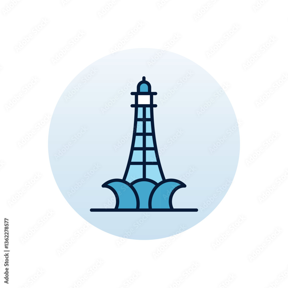 Pakistan tower Vector icon Pakistan tower Vector icon
