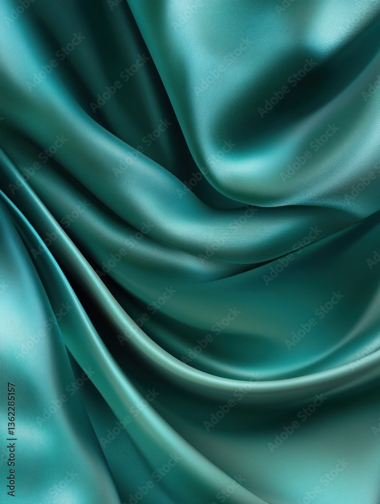 Obraz premium Teal to green gradient background