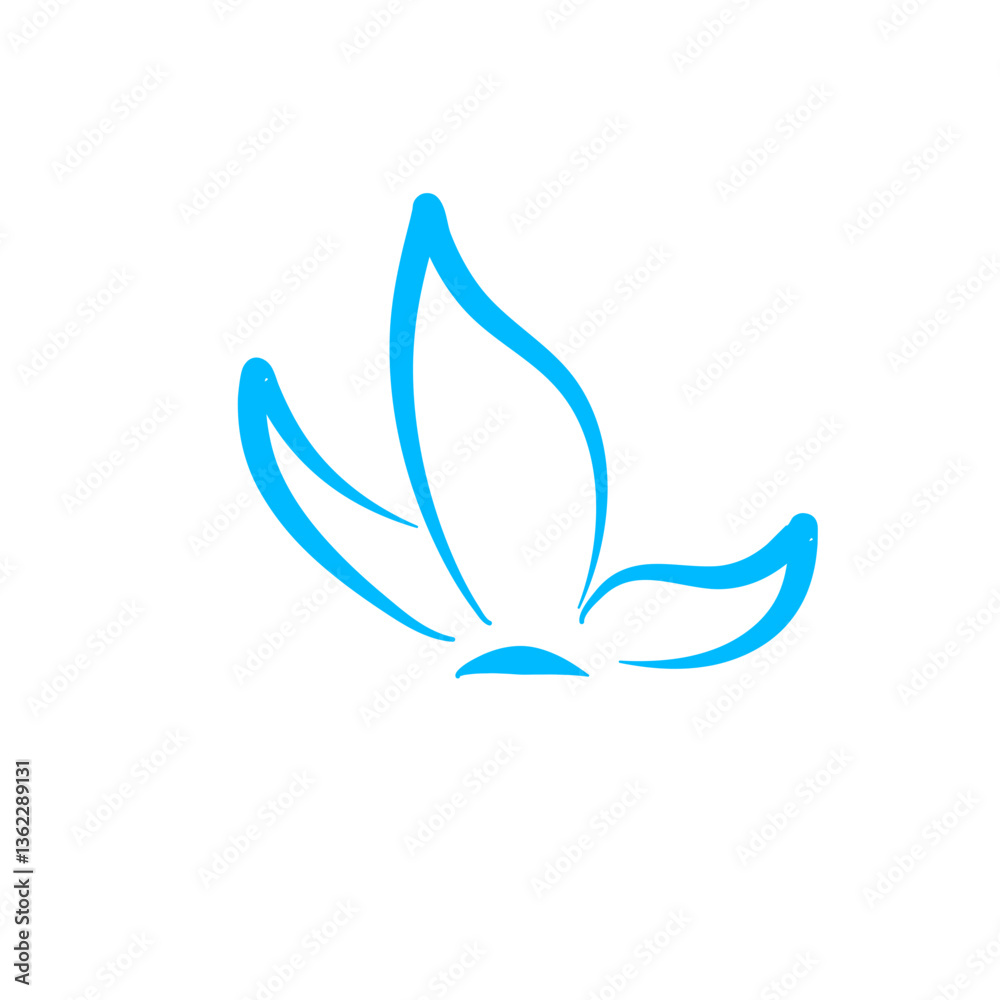 Obraz premium Butterfly continuous line 