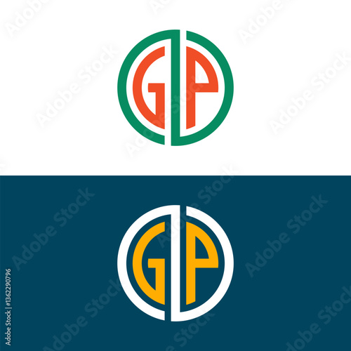 Free Download GP PG letter logo design - GFXLoad