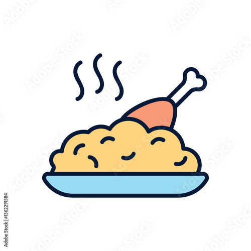 Biryani Vector icon