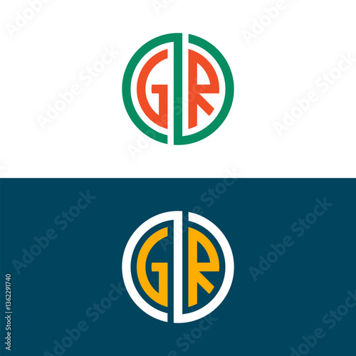 Free Download GR RG letter logo design - GFXLoad