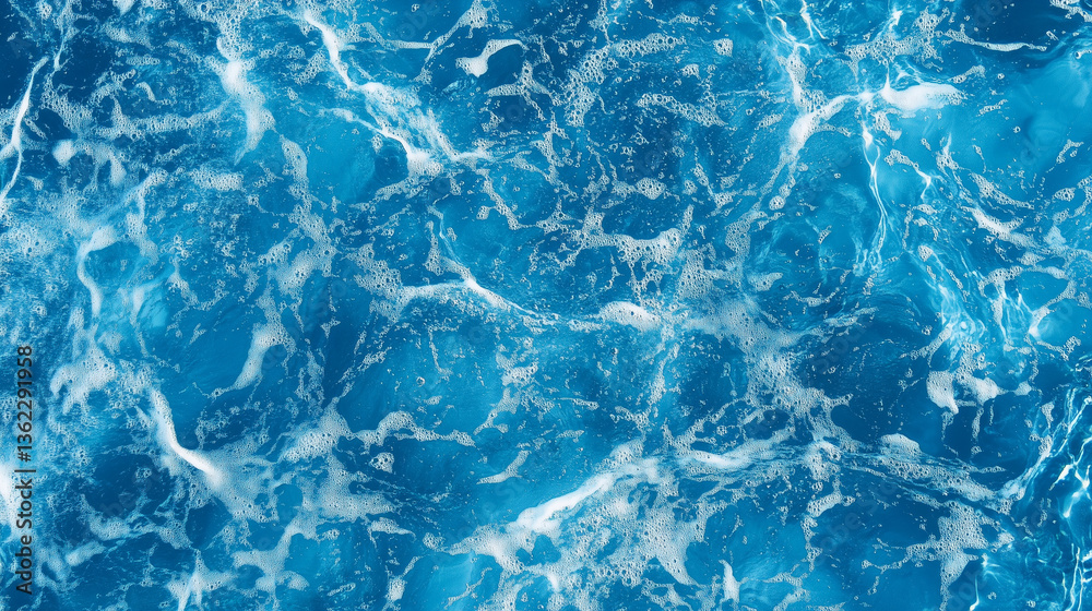 under water texture isolated on blue under water texture isolated on blue