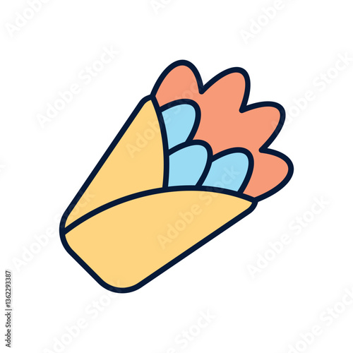 Shawarma Vector icon