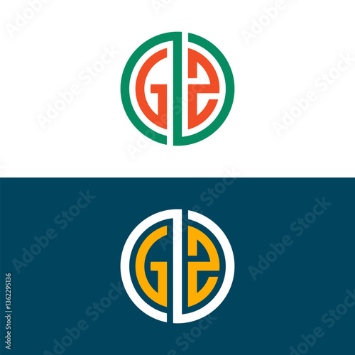 Free Download GZ ZG letter logo design - GFXLoad