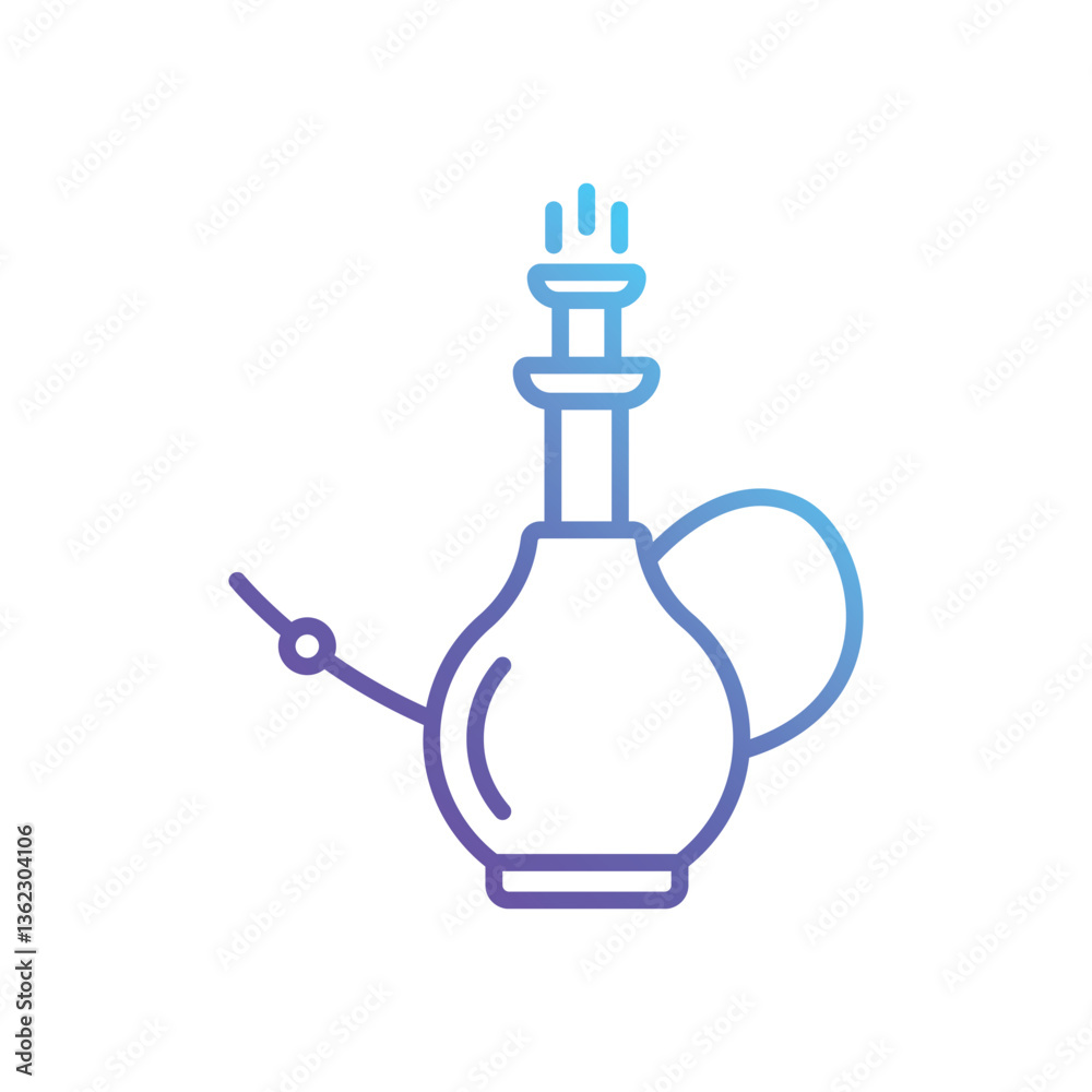 Fototapeta premium Hookah Vector icon