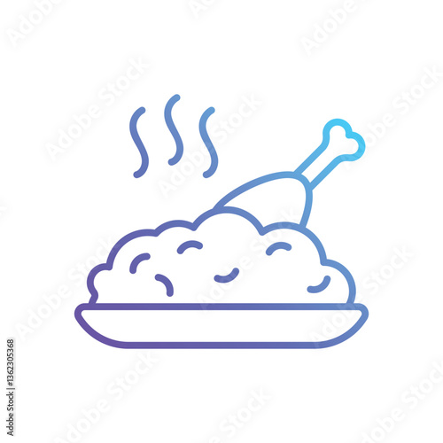 Biryani Vector icon