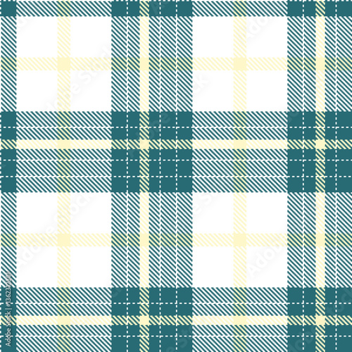 Modern Pale White Seamless Tartan Textile Design Variant 1682