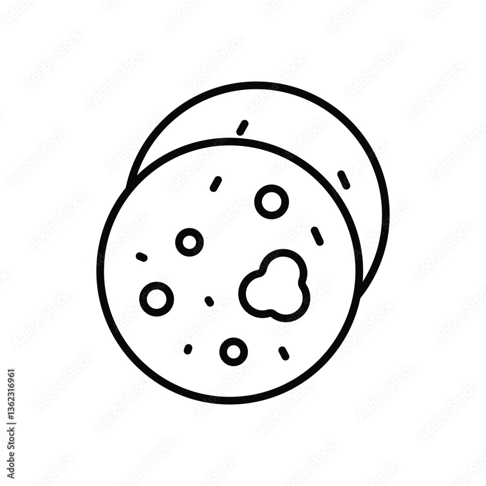 Chapati Vector icon Chapati Vector icon