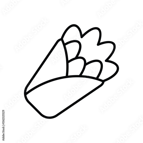 Shawarma Vector icon