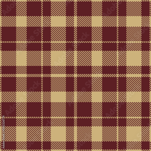 Wallpaper Mural Dark Sandstone and Dark Burgundy Seamless Tartan Textile Design Torontodigital.ca