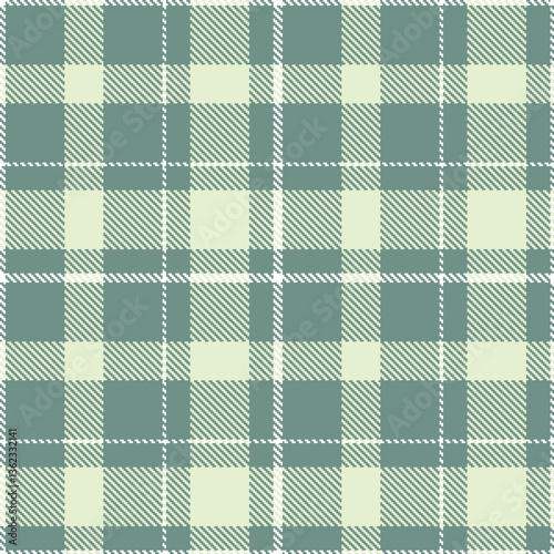 Modern Warm Greyish Teal Seamless Tartan Textile Design Variant 1809