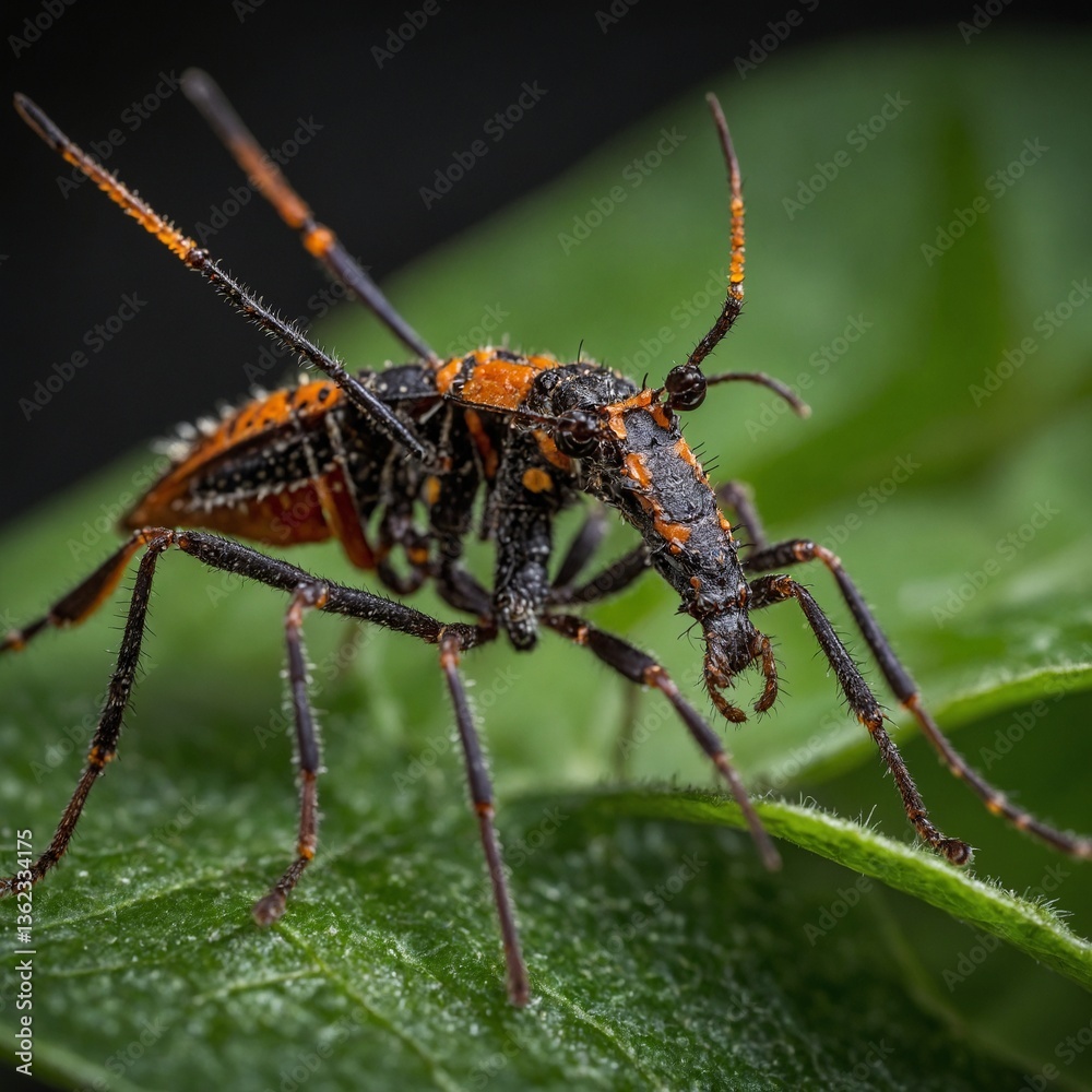 macro of a spider on a leaf macro of a spider on a leaf